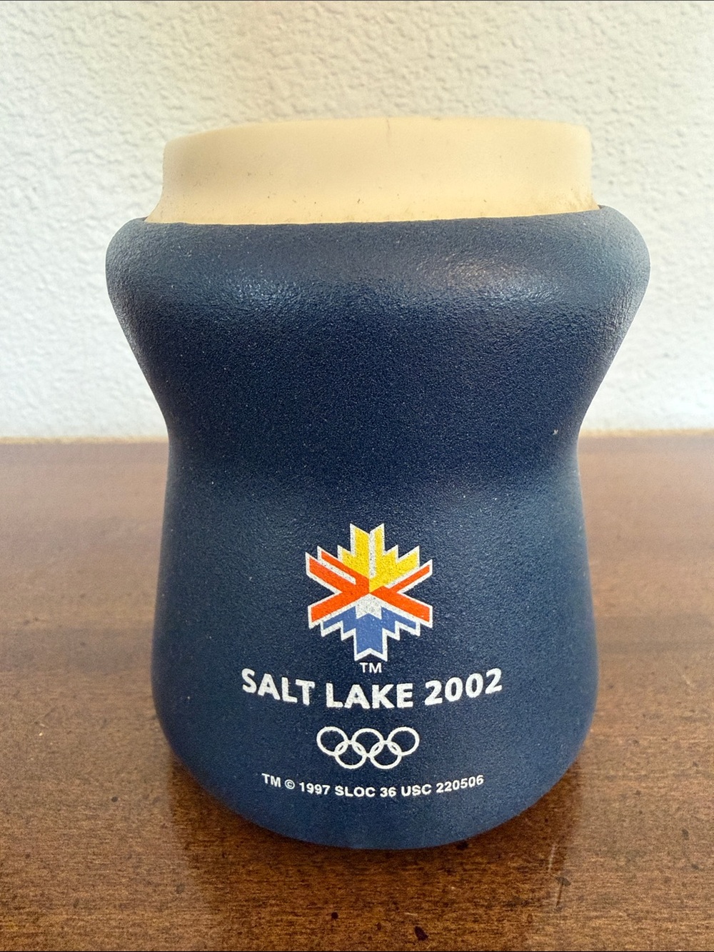 Salt Lake 2002 Olympic Collectible Can Koozie